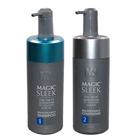 Get the Sleek, Straight Hair You've Always Wanted with Magic Sleek Shampoo and Conditioner Set